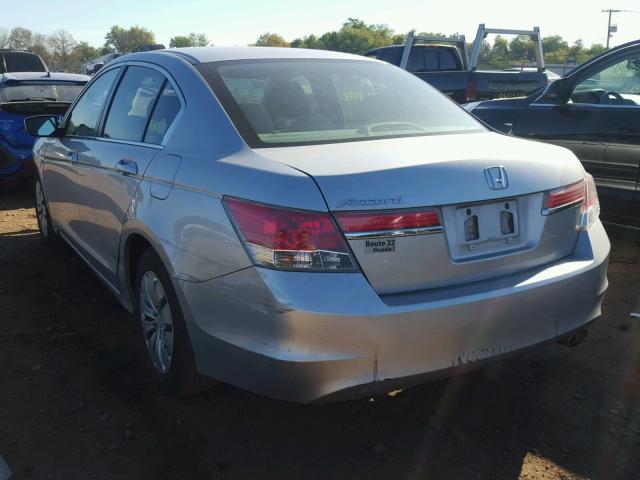 1HGCP2F33CA215426 - 2012 HONDA ACCORD LX SILVER photo 3