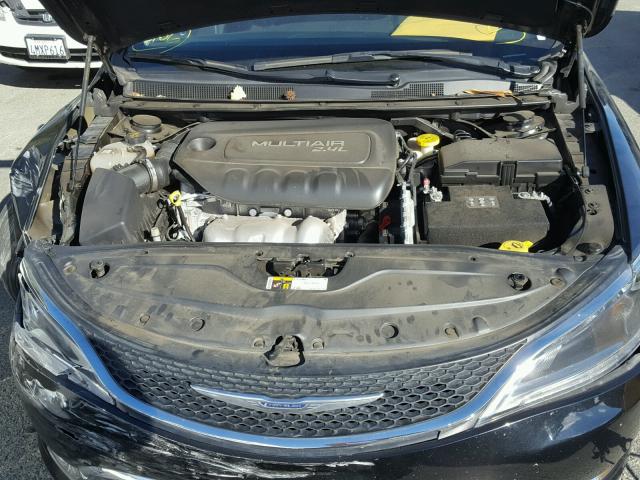 1C3CCCAB9GN153225 - 2016 CHRYSLER 200 LIMITE BLACK photo 7