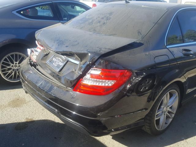 WDDGF4HB8EA944856 - 2014 MERCEDES-BENZ C 250 BLACK photo 9