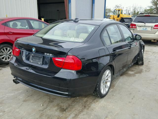 WBAPK7C57BA970415 - 2011 BMW 328 XI BLACK photo 4