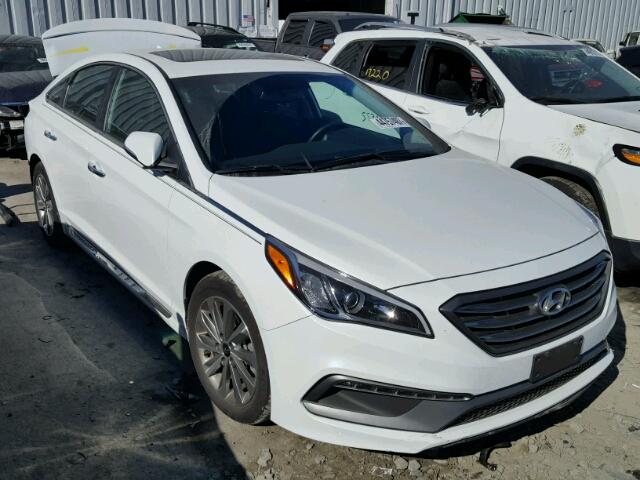 5NPE34AF3HH503298 - 2017 HYUNDAI SONATA SPO WHITE photo 1