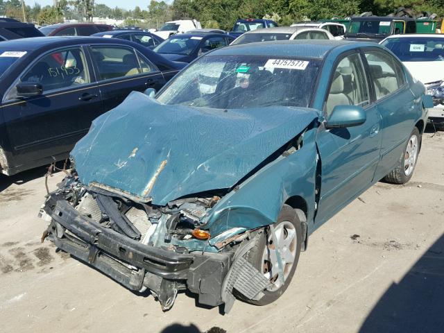 KMHDN46D76U344412 - 2006 HYUNDAI ELANTRA GL GREEN photo 2