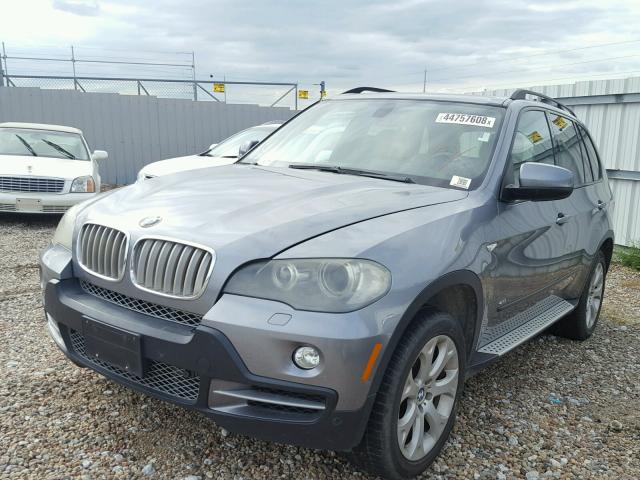 4USFE83517LY63832 - 2007 BMW X5 4.8I SILVER photo 2