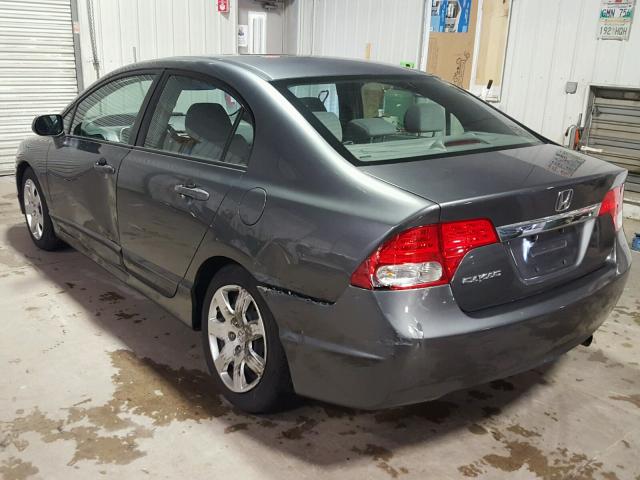 19XFA1F57AE065470 - 2010 HONDA CIVIC GRAY photo 3