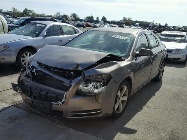 1G1ZC5EUXBF358562 - 2011 CHEVROLET MALIBU 1LT GOLD photo 2