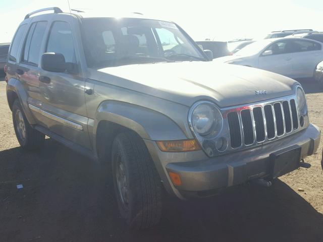 1J4GL58566W237210 - 2006 JEEP LIBERTY TAN photo 1