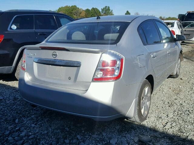 3N1AB6AP4BL639231 - 2011 NISSAN SENTRA 2.0 SILVER photo 4