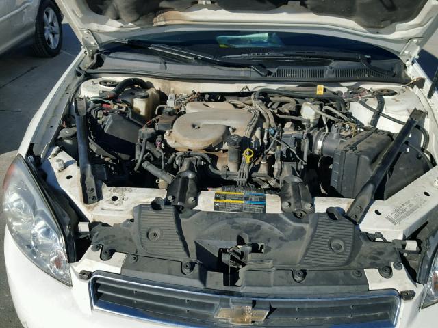 2G1WS551369341354 - 2006 CHEVROLET IMPALA POL WHITE photo 7