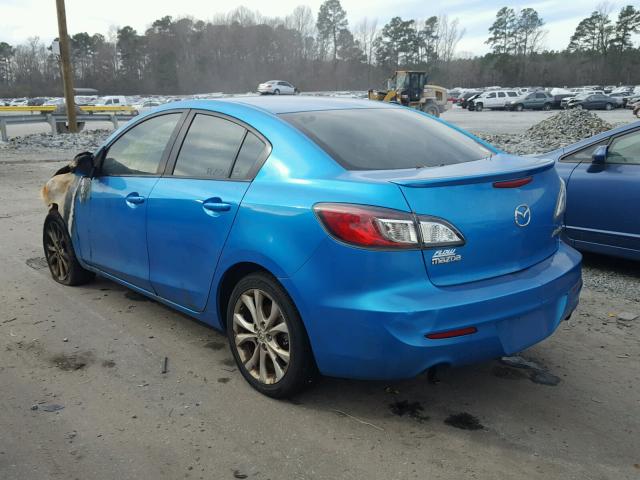 JM1BL1S54A1227119 - 2010 MAZDA 3 S BLUE photo 3