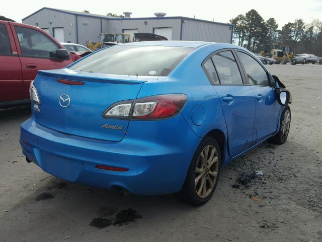 JM1BL1S54A1227119 - 2010 MAZDA 3 S BLUE photo 4