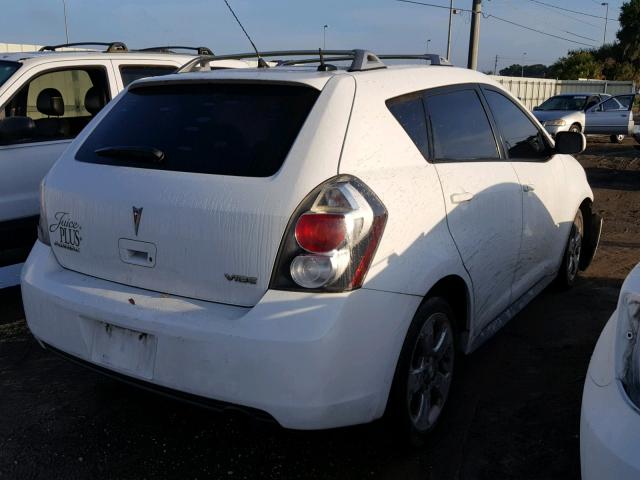 5Y2SP67049Z431513 - 2009 PONTIAC VIBE WHITE photo 4