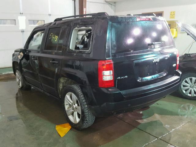 1C4NJRFB7DD253735 - 2013 JEEP PATRIOT LA BLACK photo 3