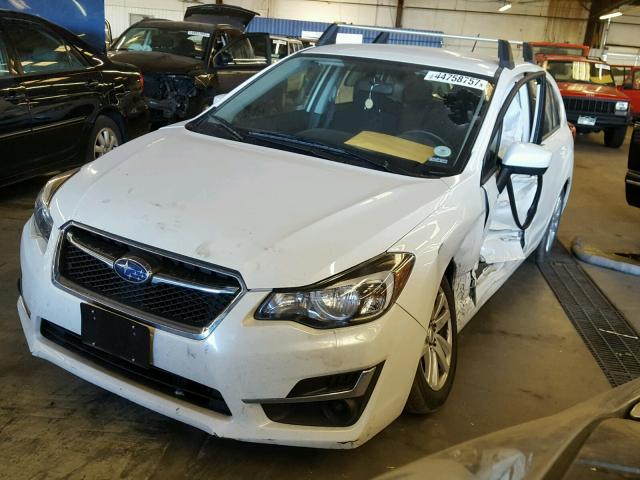 JF1GPAC68FH274658 - 2015 SUBARU IMPREZA PR WHITE photo 2