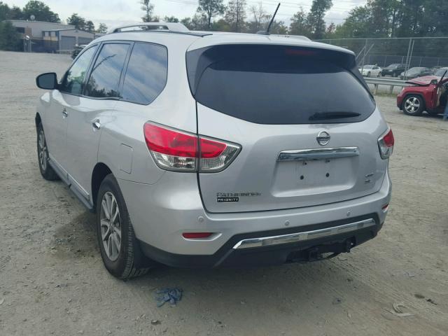 5N1AR2MM5EC623960 - 2014 NISSAN PATHFINDER SILVER photo 3