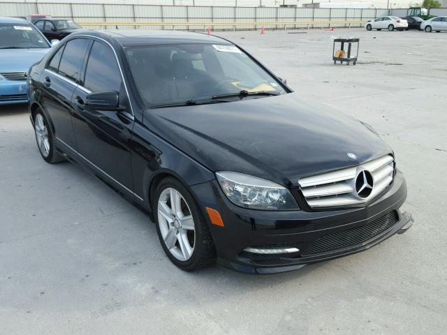 WDDGF5EB4BR159015 - 2011 MERCEDES-BENZ C 300 BLACK photo 1