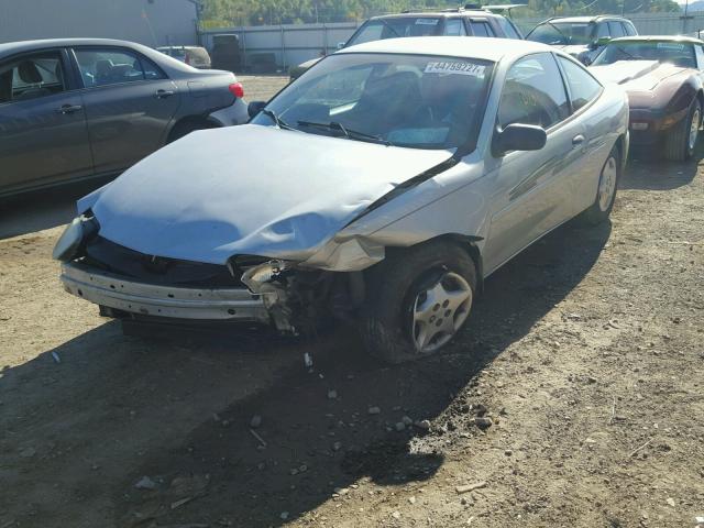 1G1JC12F937187844 - 2003 CHEVROLET CAVALIER SILVER photo 2