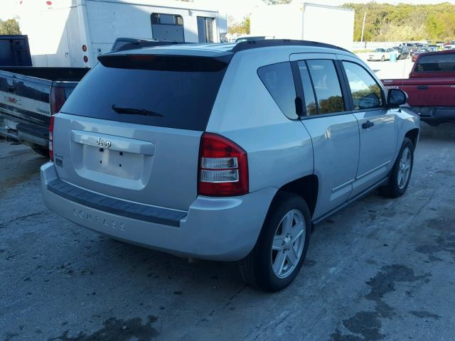1J8FF47W58D786949 - 2008 JEEP COMPASS SP ვერცხლისფერი ფოტო 4