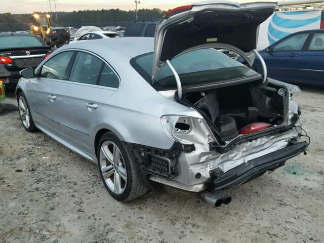 WVWMP7AN7CE549959 - 2012 VOLKSWAGEN CC SILVER photo 3