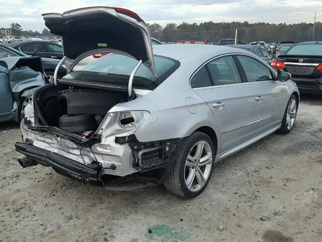 WVWMP7AN7CE549959 - 2012 VOLKSWAGEN CC SILVER photo 4