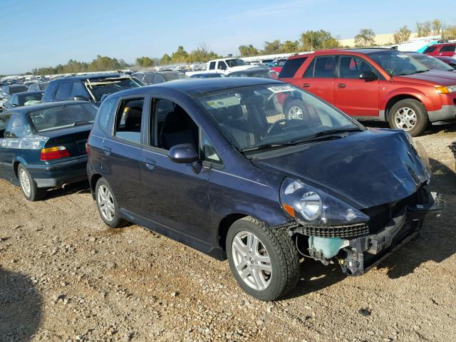 JHMGD38698S022834 - 2008 HONDA FIT SPORT PURPLE photo 1