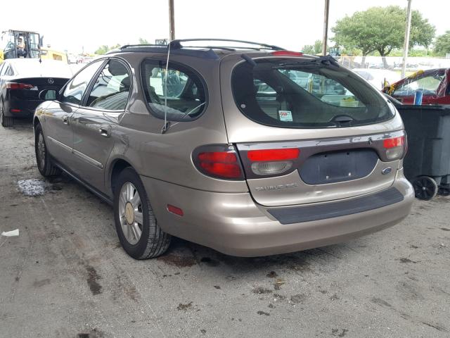 1FAFP59S64A105865 - 2004 FORD TAURUS SEL GOLD photo 3