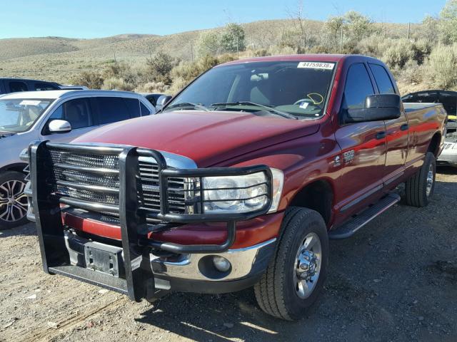 1D7KS28C47J509600 - 2007 DODGE RAM 2500 S BURGUNDY photo 2