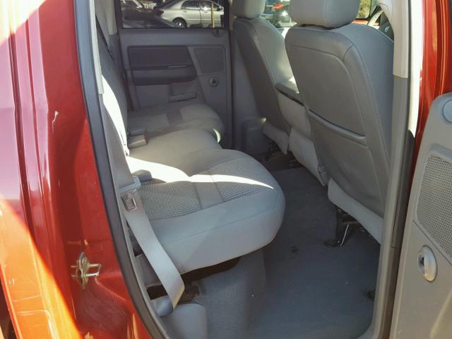 1D7KS28C47J509600 - 2007 DODGE RAM 2500 S BURGUNDY photo 6