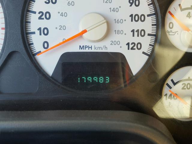 1D7KS28C47J509600 - 2007 DODGE RAM 2500 S BURGUNDY photo 8