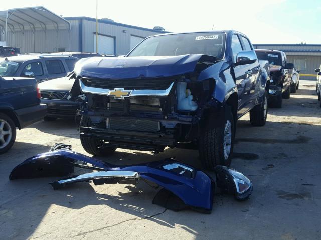 1GCGSCE32G1167669 - 2016 CHEVROLET COLORADO L BLUE photo 2