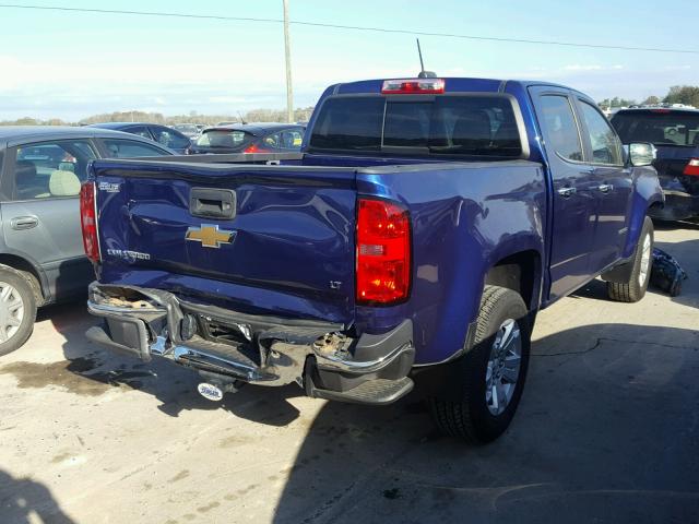 1GCGSCE32G1167669 - 2016 CHEVROLET COLORADO L BLUE photo 4