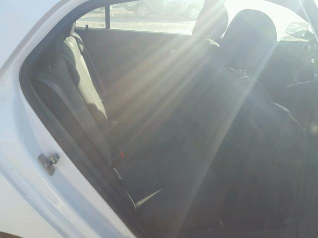 1G1ZC5EB4AF303165 - 2010 CHEVROLET MALIBU 1LT WHITE photo 6