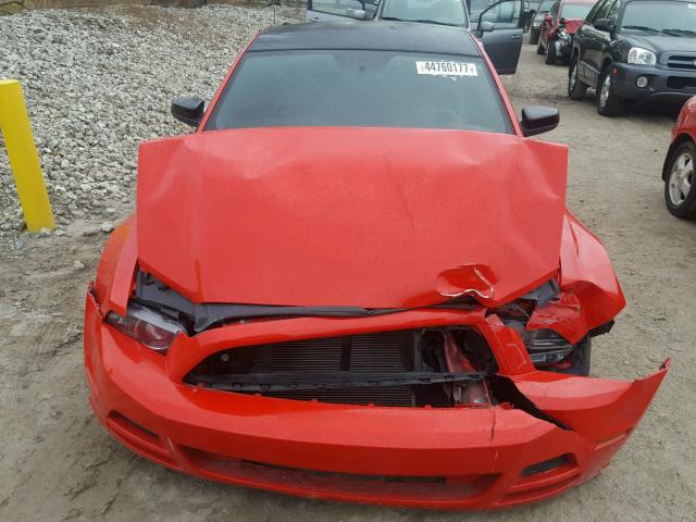 1ZVBP8AM0E5261382 - 2014 FORD MUSTANG RED photo 9