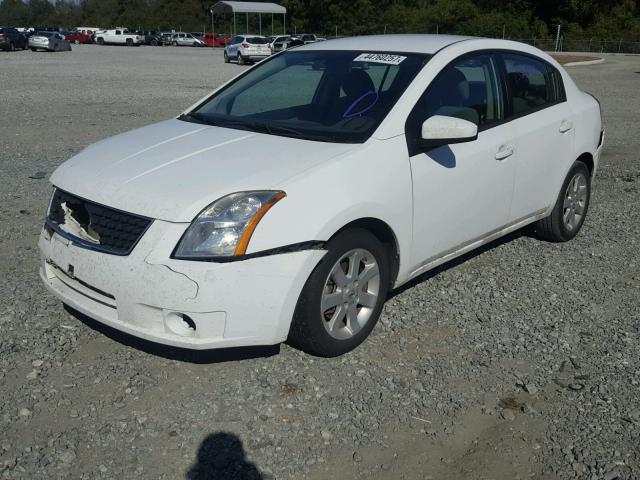 3N1AB61E29L611338 - 2009 NISSAN SENTRA 2.0 WHITE photo 2