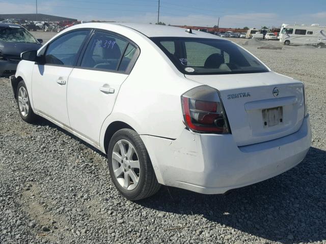 3N1AB61E29L611338 - 2009 NISSAN SENTRA 2.0 WHITE photo 3