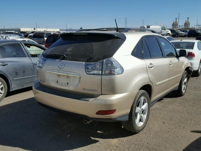 2T2GK31U77C020317 - 2007 LEXUS RX 350 GOLD photo 4