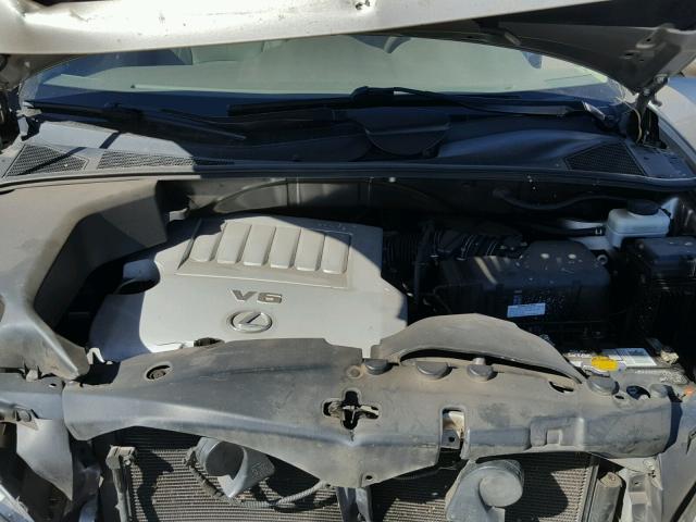 2T2GK31U77C020317 - 2007 LEXUS RX 350 GOLD photo 7