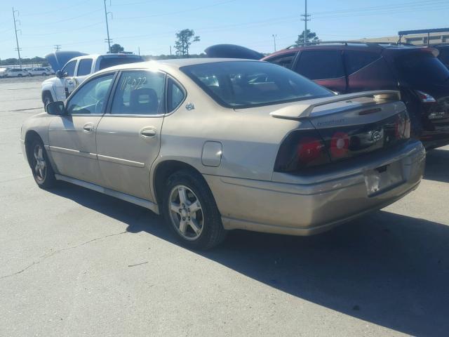 2G1WH52K959383361 - 2005 CHEVROLET IMPALA GOLD photo 3