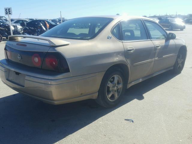 2G1WH52K959383361 - 2005 CHEVROLET IMPALA GOLD photo 4