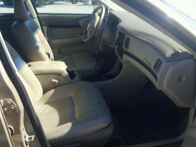 2G1WH52K959383361 - 2005 CHEVROLET IMPALA GOLD photo 5