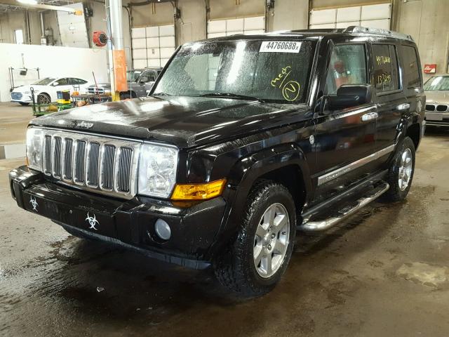 1J8HG58PX7C520592 - 2007 JEEP COMMANDER შავი ფოტო 2