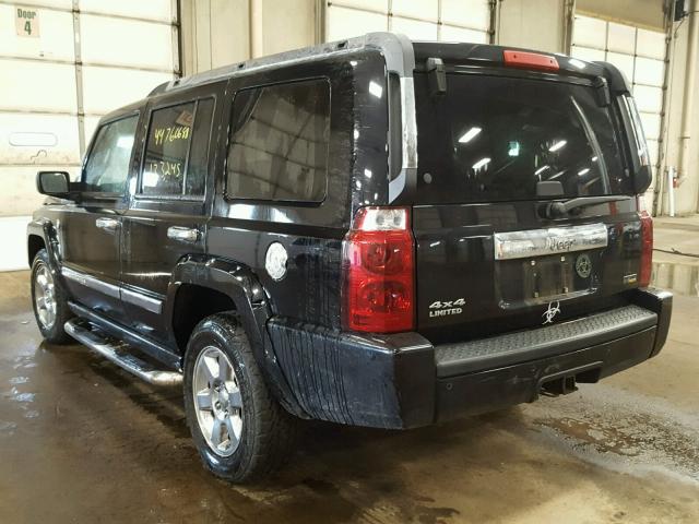 1J8HG58PX7C520592 - 2007 JEEP COMMANDER შავი ფოტო 3