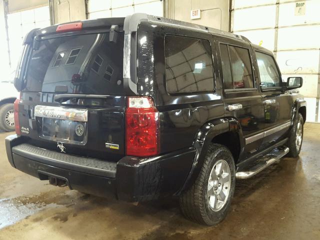1J8HG58PX7C520592 - 2007 JEEP COMMANDER შავი ფოტო 4