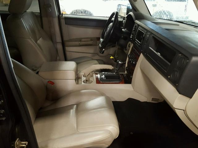 1J8HG58PX7C520592 - 2007 JEEP COMMANDER შავი ფოტო 5
