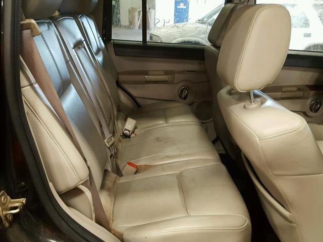 1J8HG58PX7C520592 - 2007 JEEP COMMANDER შავი ფოტო 6
