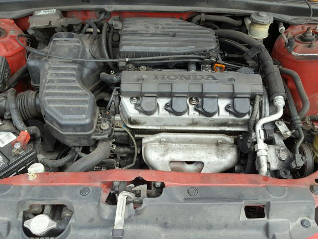 1HGEM22573L061428 - 2003 HONDA CIVIC RED photo 7