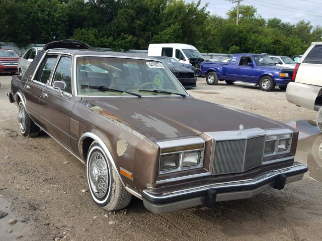 1C3BF66P2HX709907 - 1987 CHRYSLER FIFTH AVEN BROWN photo 1