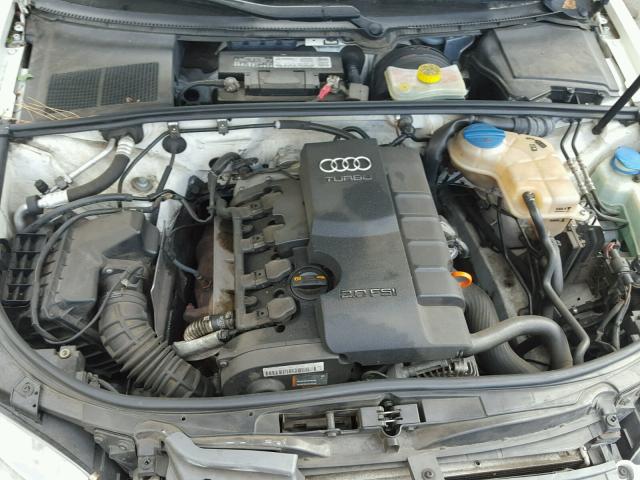 WAUDF78E46A216328 - 2006 AUDI A4 2.0T QU WHITE photo 7