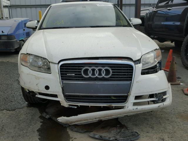 WAUDF78E46A216328 - 2006 AUDI A4 2.0T QU WHITE photo 9