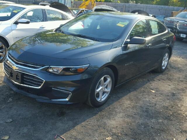 1G1ZB5ST4JF108148 - 2018 CHEVROLET MALIBU LS GRAY photo 2