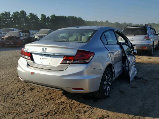 19XFB2F93EE048323 - 2014 HONDA CIVIC EXL 银色 照片 4